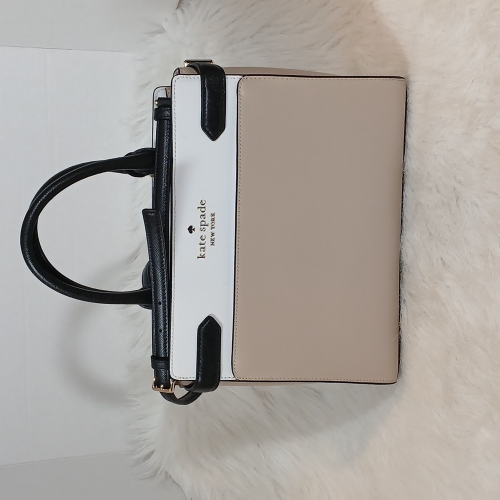 Kate Spade Black and Tan Satchel